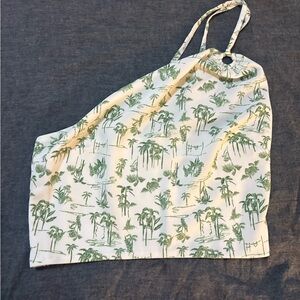 Abercrombie & Fitch one shoulder crop top